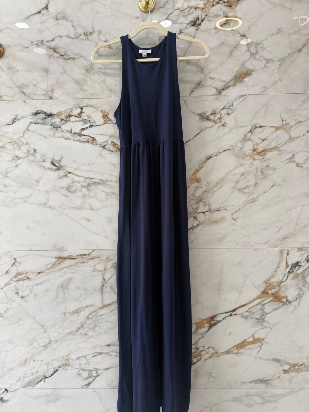 Sleeveless Navy Maxi Dress - Elegant Everyday Maxi